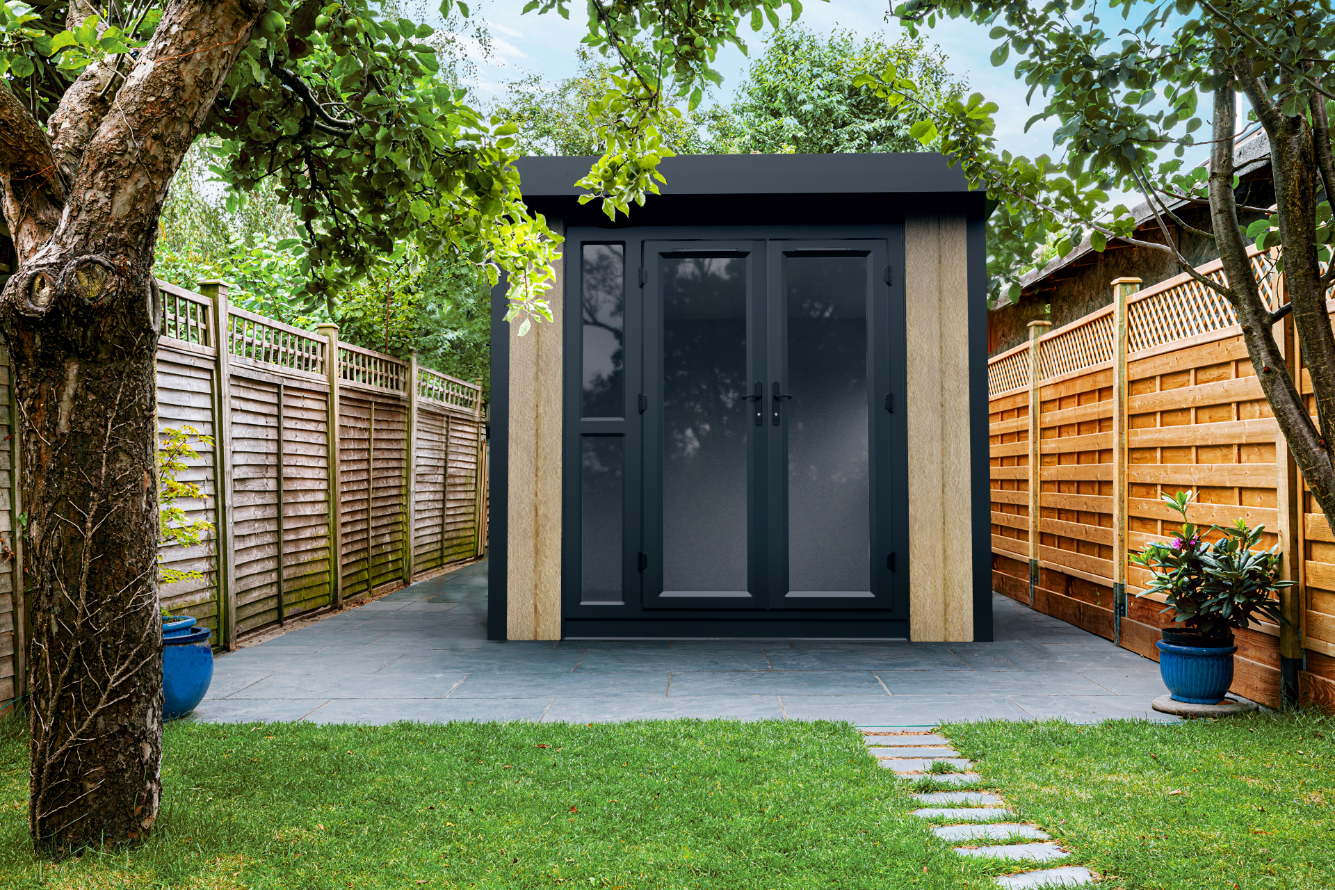 Installing a DIY garden room pod