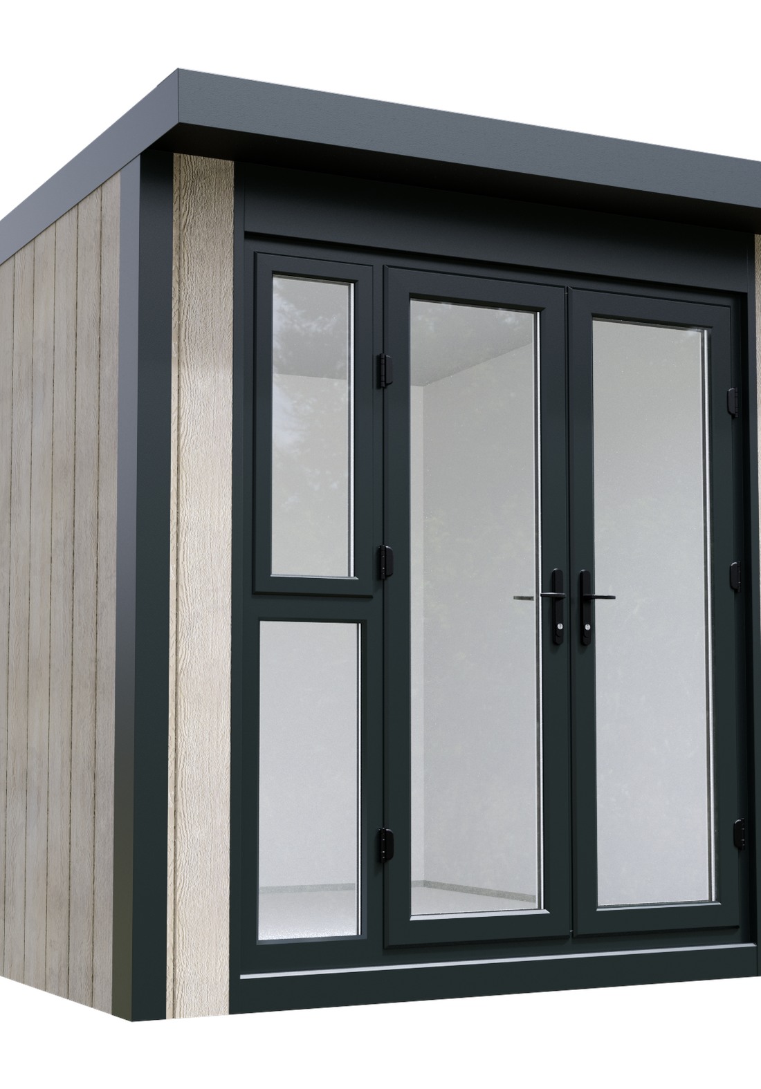 The Square Pod with French doors — 2.44m x 2.44m