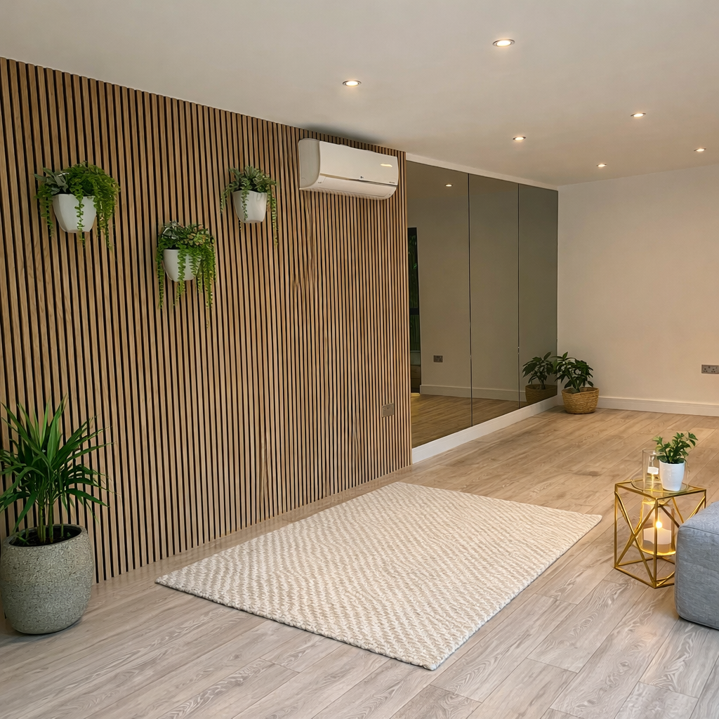 Bespoke garden studio built in Surrey by My Retreat Garden Rooms for creative and artistic use