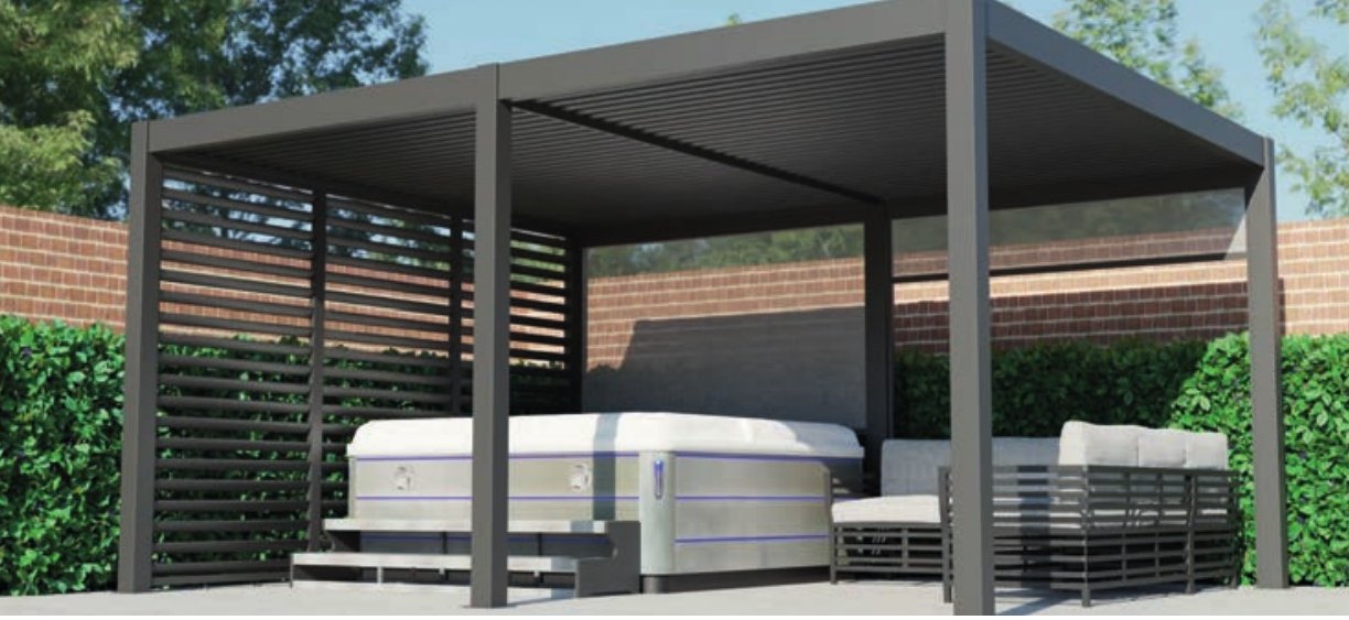 Remanso 4m x 5m free-standing pergola, the largest model